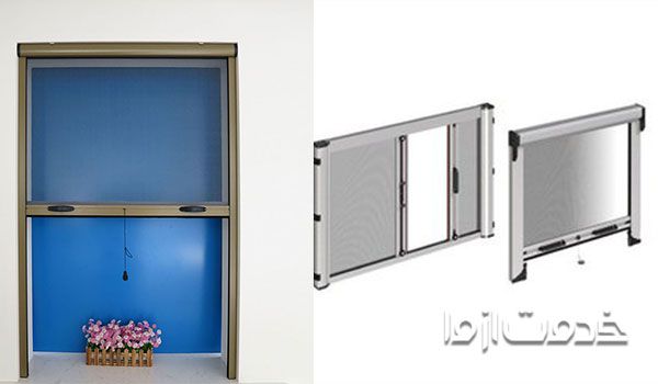 انواع توری پنجره رولینگ و توری بالکن