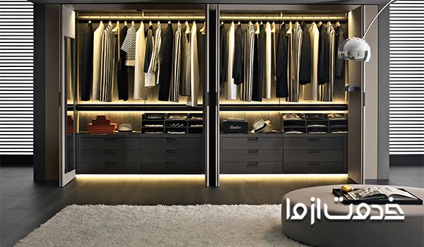 طرح کمد دیواری مدرن