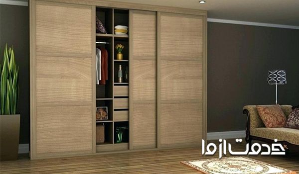 مدل کمد دیواری جدید چوبی