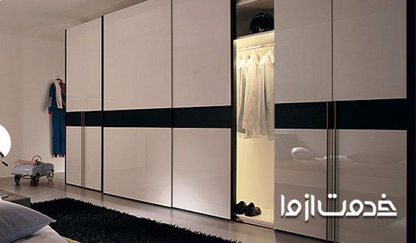 کمد دیواری ساده و شیک