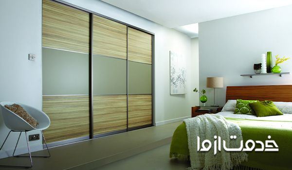 مدل کمد دیواری ریلی مدرن