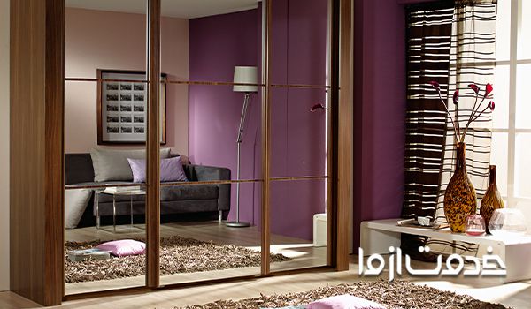 مدل کمد دیواری آینه ای