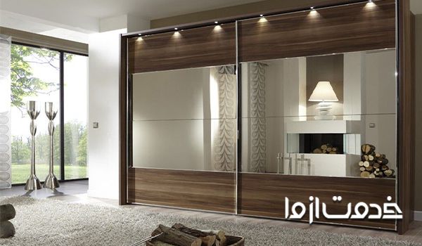 مدل کمد دیواری هالوژنی