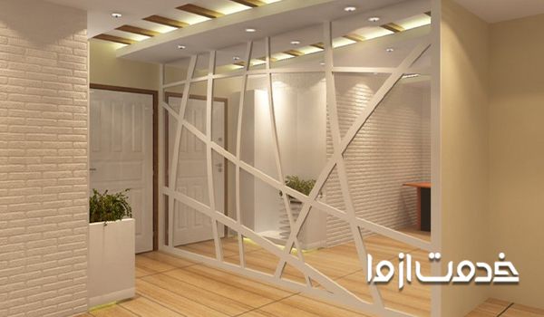 مدل کمد دیواری جدید پذیرایی