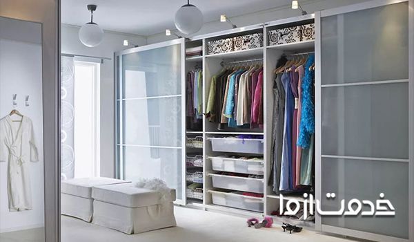 کمد دیواری جدید و زیبا برای اتاق خواب