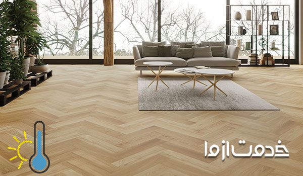 تغییرات دمایی علت صدای پارکت ولمینت