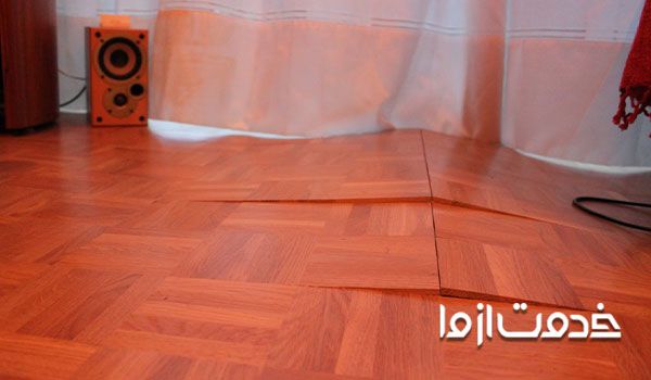 علت بالا آمدن پارکت -علت صدای پارکت و لمینت