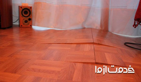 علت بالا آمدن پارکت -علت صدای پارکت و لمینت