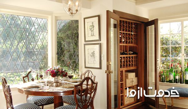 کمد دیواری پذیرایی