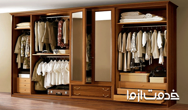 انواع کمد دیواری ام دی اف