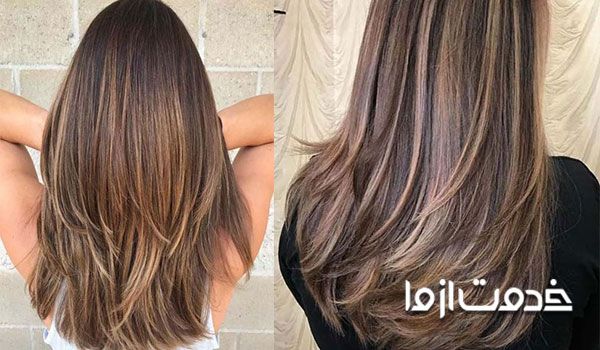 مدل کوتاهی موی بلند - مدل کوتاهی موی بلند صاف و پر پشت