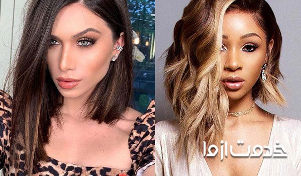 اسامی مدل کوتاهی موی بلند -  مدل موجدار و فانتزی 