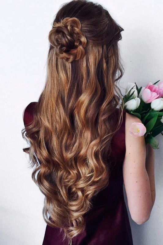 مدل موی بلند دخترانه مجلسی و باز