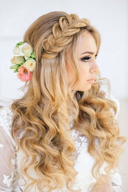 مدل موی بلند برای عروسی