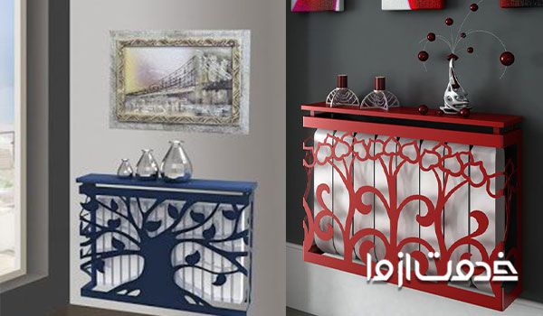 کاور شوفاژ یا کاور رادیاتور طرحدار فانتزی رنگی