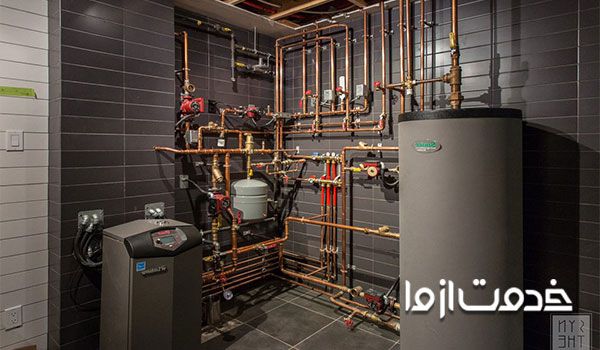 نحوه لوله کشی پکیج روکار