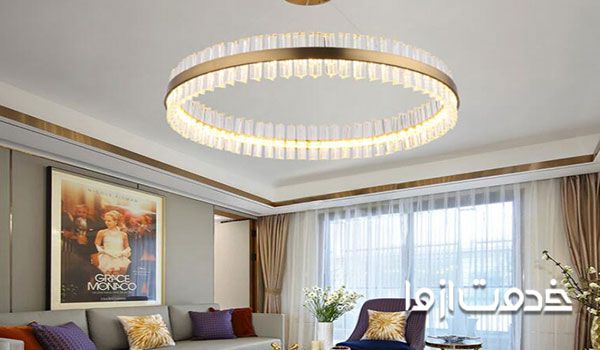 چیدمان لوستر