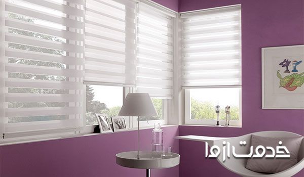 طرز شستن کرکره افقی