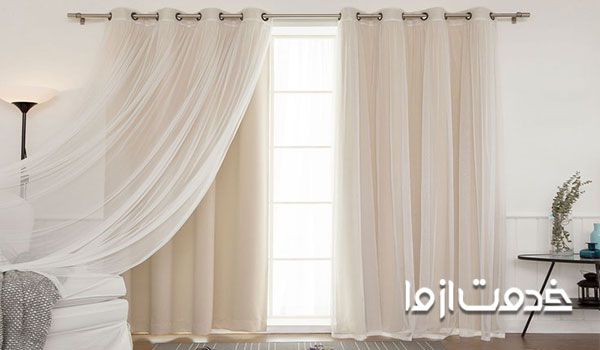 پرده های توری آستردار