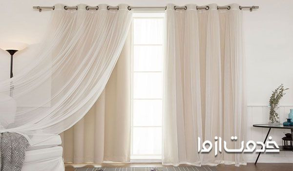 پرده های توری آستردار