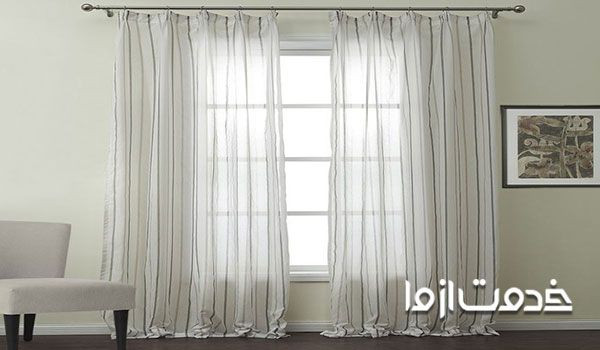 خیساندن پرده توری قبل از شستشو برای تمیزی بهتر