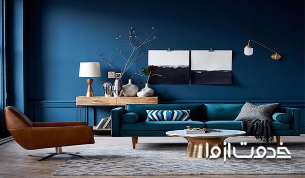 رتک دیوار سرمه ای