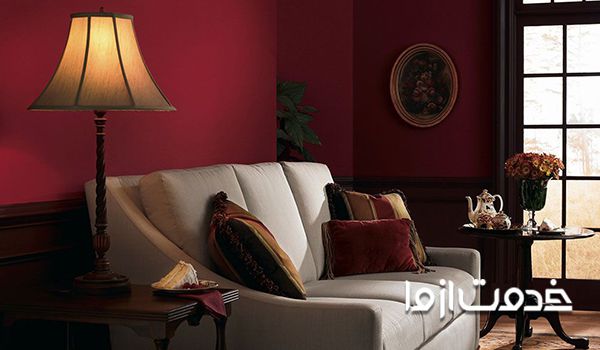 کاتالوگ رنگ دیوار پذیرایی