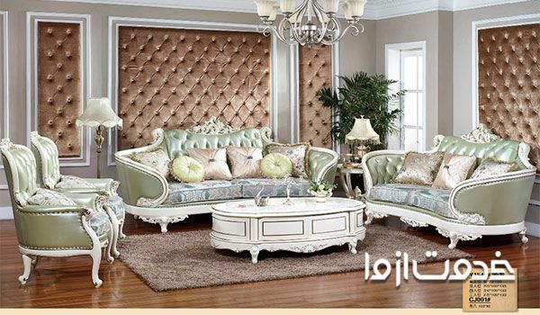 رنگ مبل استیل سفید صدفی