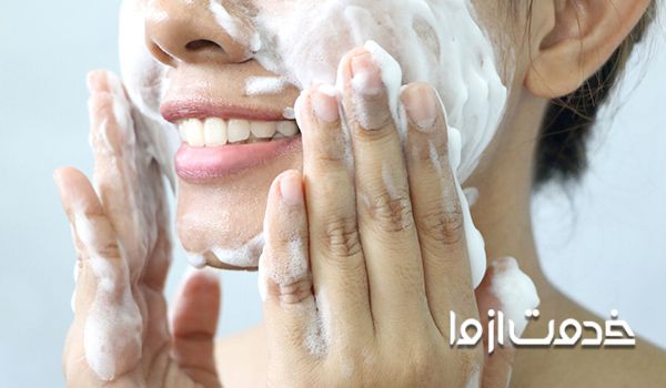 پاکسازی صورت در خانه