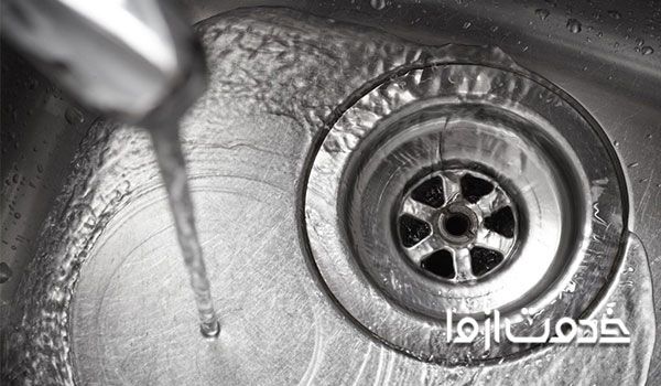 گرفتگی لوله فاضلای با سیمان