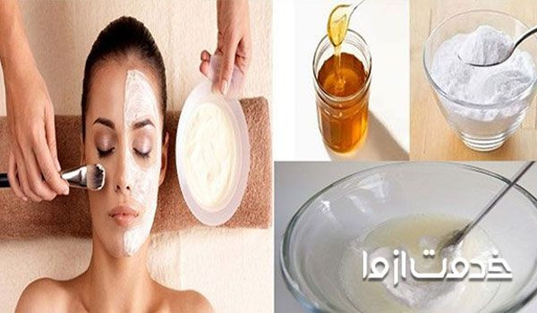ماسک جوش شیرین و نشاسته
