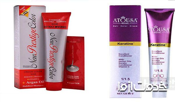 انواع رنگ مو، برند رنگ مو ایرانی