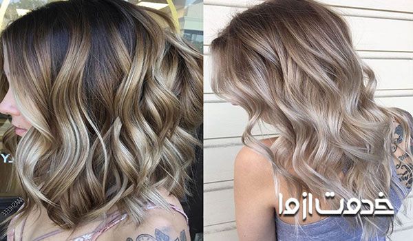 عکس: انواع رنگ مو قهوه ای