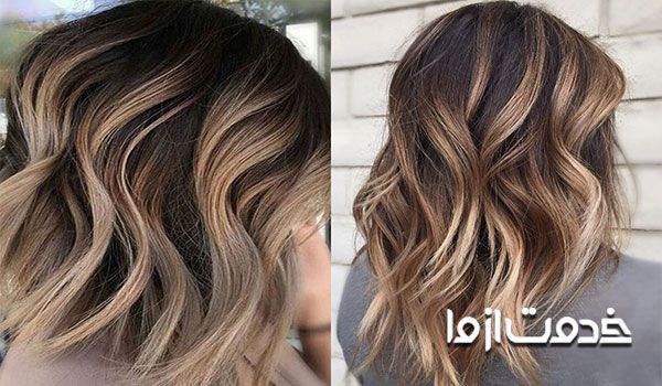 انواع رنگ موی قهوه ای