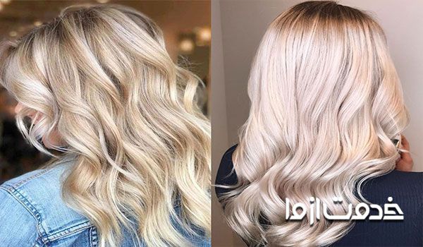 انواع رنگ موی بلوند