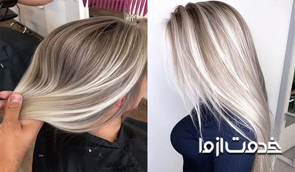 انواع رنگ موی بلوند