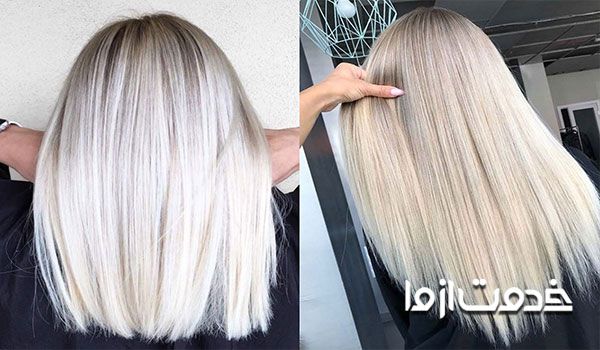 انواع رنگ موی بلوند