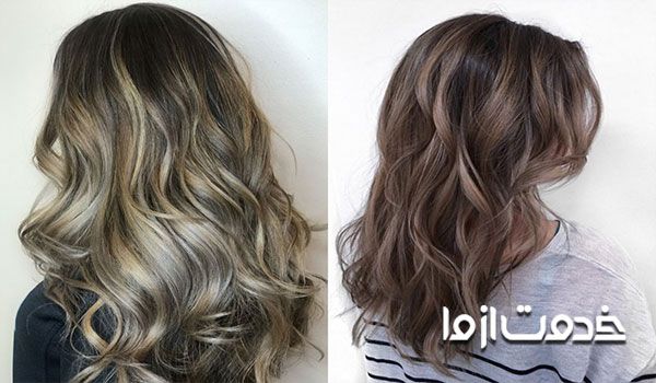 تصویر: انواع رنگ مو ، رنگ موی زیتونی