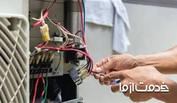 نصب سیم‌ها 