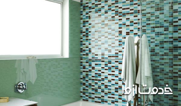 آیا کاغذ دیواری روی کاشی می چسبد