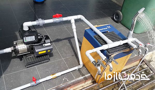 رفع مشکل صدای پمپ آب