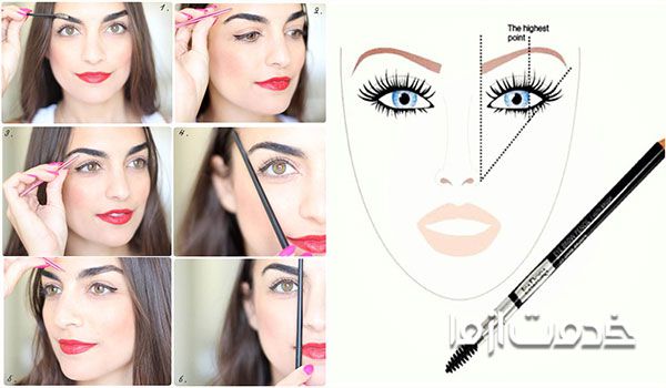 شکل ابرو، اصلاح ابرو در منزل