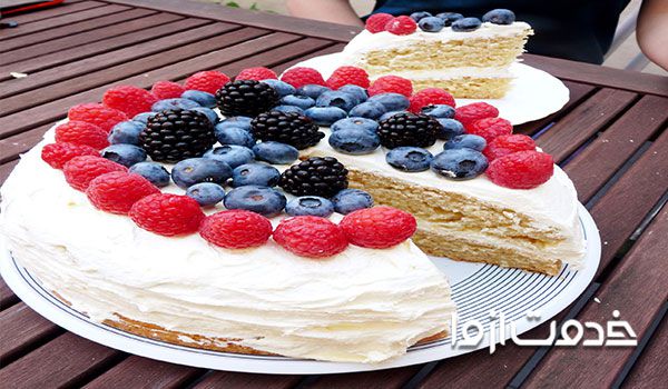 طرز پخت کیک تولد خانگی