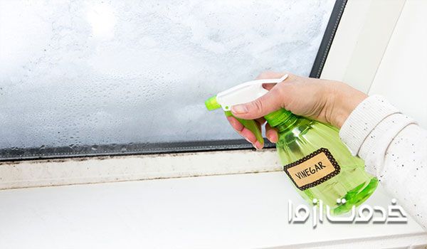 رفع کپک با سرکه سفید