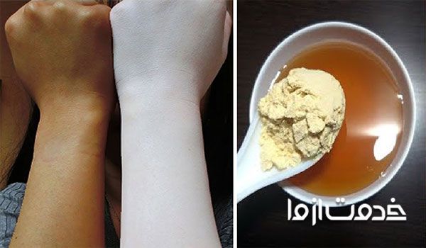 ارد نخود برای روشن شدن پوست
