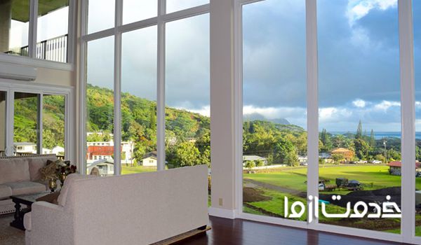 انواع مدل پنجره دوجداره: upvc