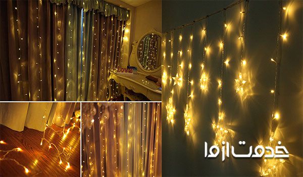 تزیین اتاق با ریسه ال ای دی