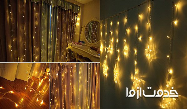 تزیین اتاق با ریسه ال ای دی