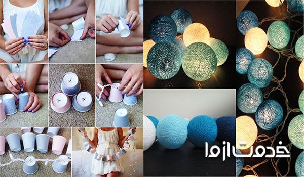 دکور اتاق کودک با ریسه 