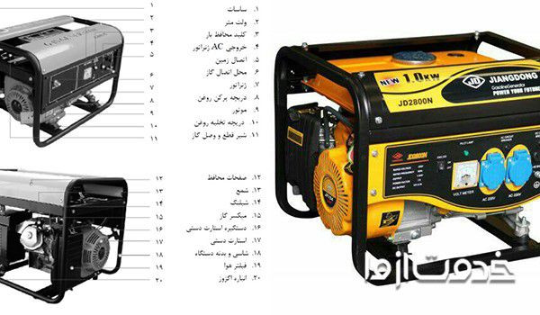 طريقه روشن كردن موتور برق - علت نوسان برق ژنراتور